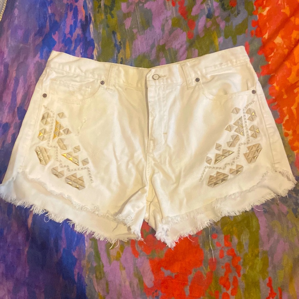White Free People Denim sz 29